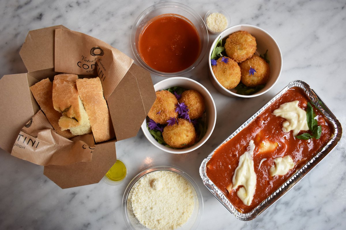 Continibites's tweet photo. Don't forget that we are carrying on with our popular #ContiniatHome for Edinburgh delivery Thurs-Sat and rest of Scotland & UK (https://t.co/IGL0pQPCLt) Friday delivery. Our classic 2 course lasagne 2 for two is always a winner! https://t.co/WQMdNQrZod https://t.co/abtgLlStwF