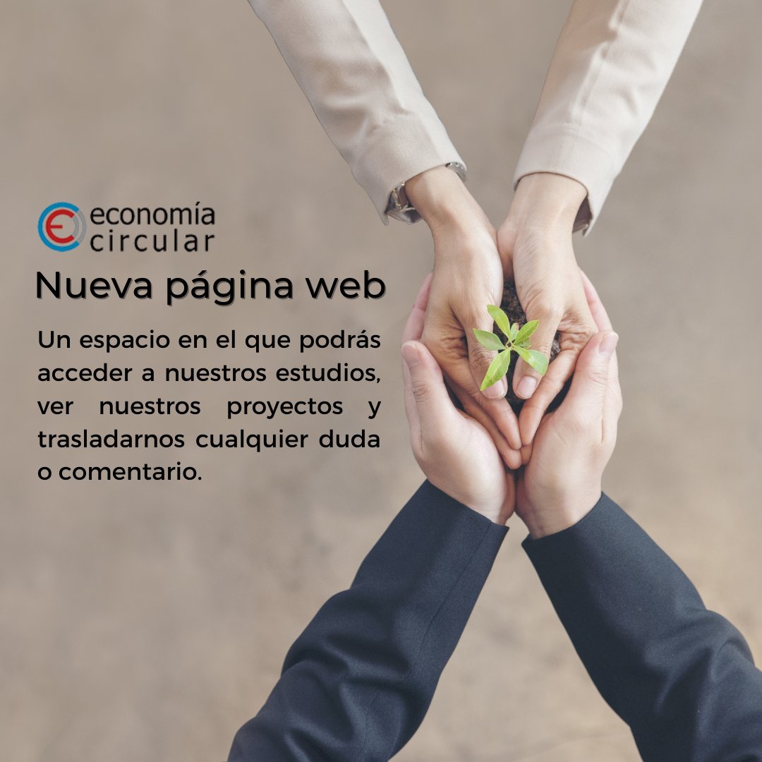 Ec_Circular's tweet photo. 📣Ya está en marcha la nueva página web de la #FundaciónParaLaEconomíCircular ♻️. Un espacio en el que podrás acceder a nuestros estudios, ver nuestros proyectos y trasladarnos cualquier duda o comentario.

¡Os invitamos a echarle un vistazo!

https://t.co/KtjS3dtB7l https://t.co/sp543XxTMH
