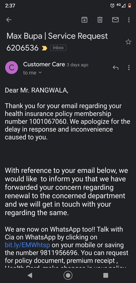 rangwala_hatim's tweet image. @MaxBupa recently i renew my policy but i came across u guys have decreased the benefits from my policy as compared to previous year . such a shame on u maxbupa in  such pandemic u r fooling ur customer  and thinking of ur benefits dont buy policy from them  #healthinsurancescam