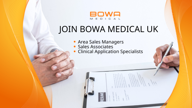 BOWAMEDICALUK's tweet photo. 🔔JOIN THE #BOWAMEDICALUK FAMILY

We are currently recruiting:

🟠Area Sales Managers
🟠Sales Associates
🟠Clinical Application Specialists

📳 uk.marketing@bowa-medical.com 

#MedTechJobs #MedicalSales #Jobs #MedTwitter https://t.co/xlhHghkAJi