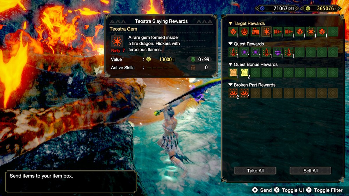 RamlethalFeet's tweet image. Lucky!!! #MHRise #MonsterHunter #NintendoSwitch