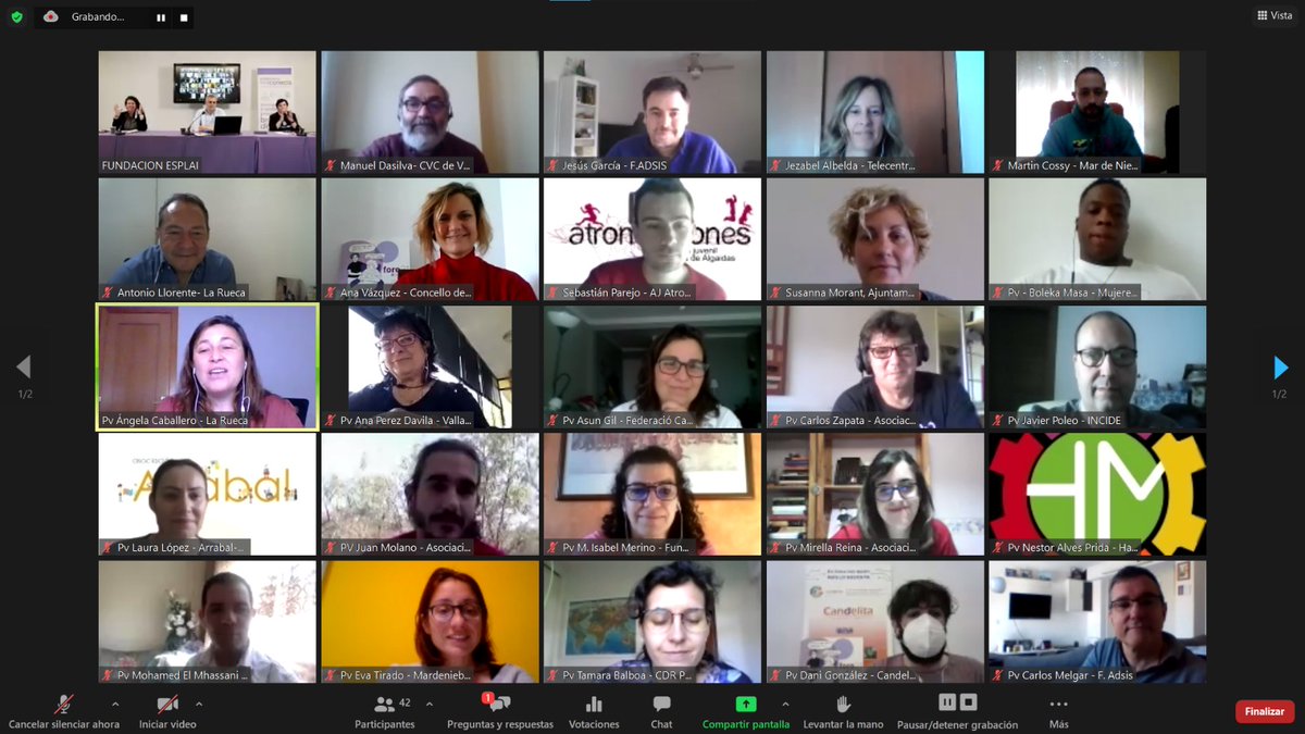 O CVC de Valladares participou como socio fundador na Asemblea constitutiva da Plataforma Red Conecta-Ciudadania Comprometida e no #ForoFE21 os días 7 e 8 deste mes.