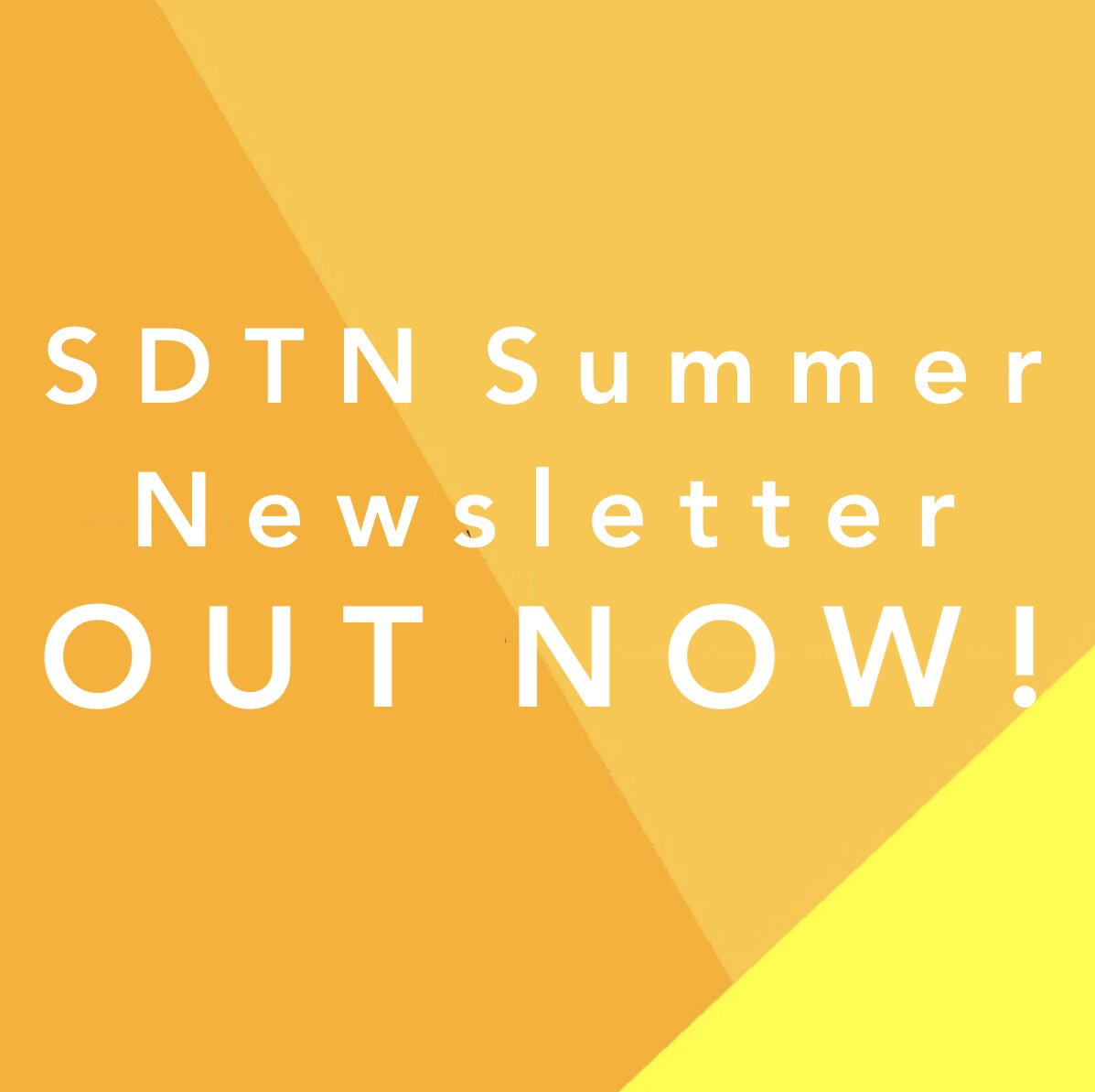 📣 SDTN's Summer Newsletter is out! 📣

Check out what we have coming up and what exciting things we've been up to this year:

mailchi.mp/5506295f4850/s…