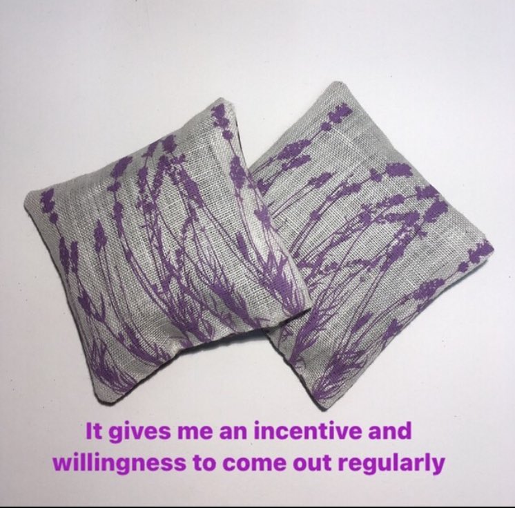 One of our makers has written of coming to our safe , creative space ..: it gives me an incentive and willingness to come out regularly “ as we all know social contact is key to #mentalhealth #MentalHealthAwarenessWeek