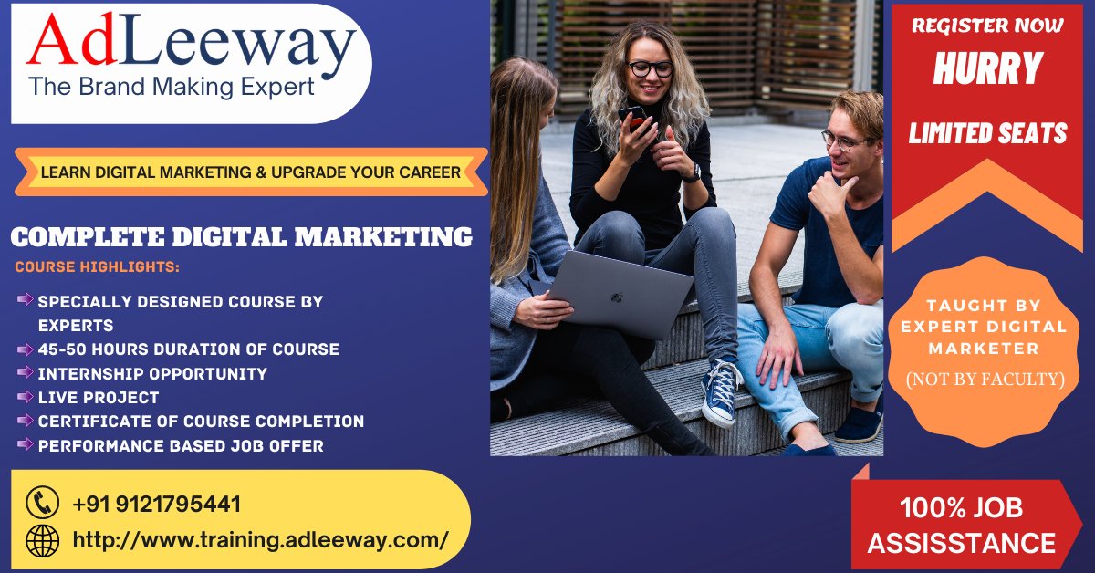 Ad_Leeway's tweet photo. Learn Digital Marketing online through Complete Digital Marketing Course from AdLeeway. 
To Learn more check our website: https://t.co/DXOgMEJHJR
#digitalmarketing #onlinecourse #onlinelearning #learndigitalmarketing #advertisingagency #hyderabad #digitalmarketingagency #SEO #SMM https://t.co/S8hCimsuBj