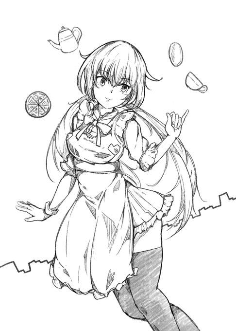 以前描いたメイドっぽいの 