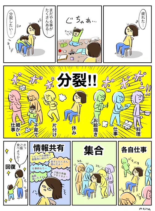 これ前にも似たような内容の漫画描いたな…って途中で気付いたけど
それくらい切羽詰まってるんだよね育児と仕事と家事で… 