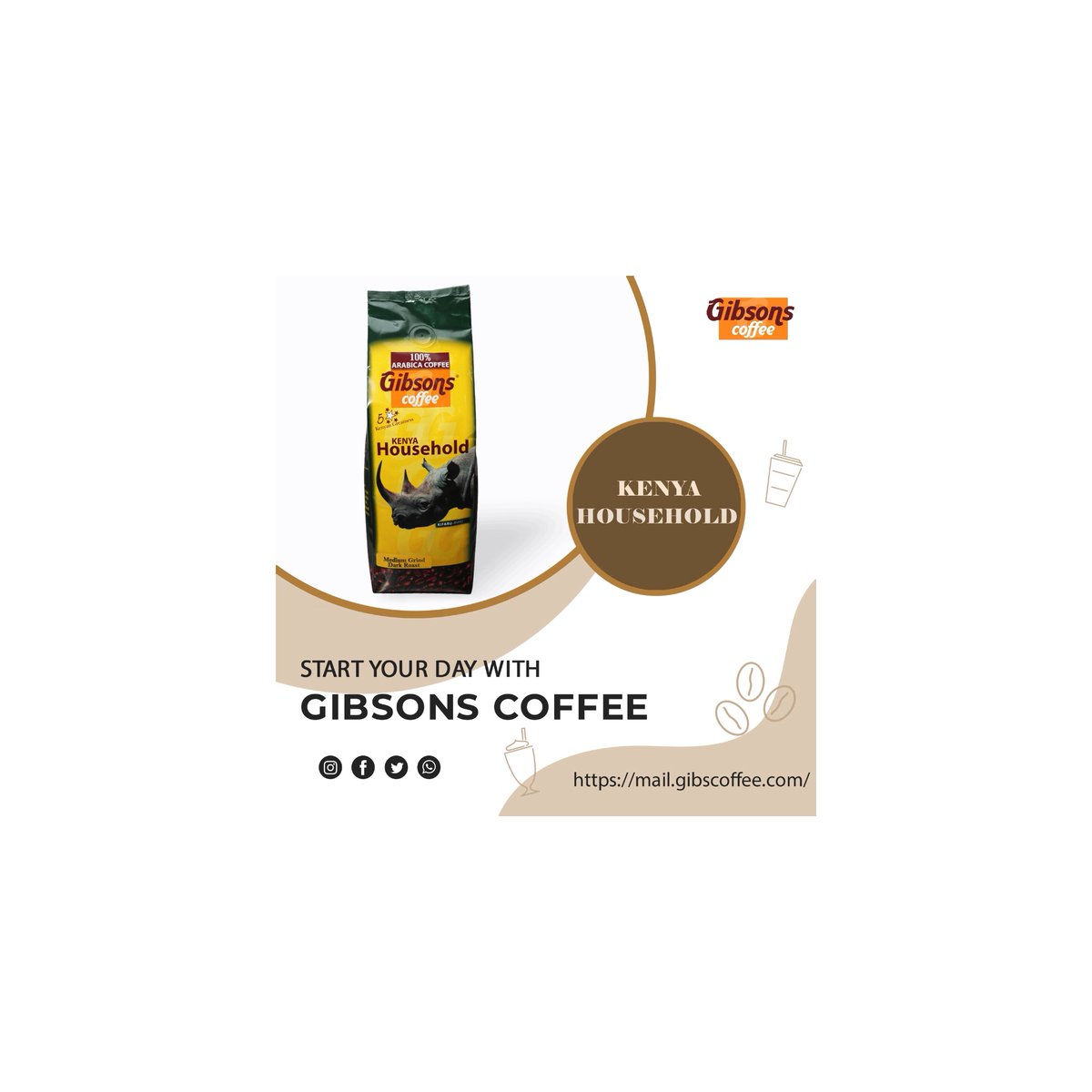 GibsonsCoffee's tweet photo. You can never go wrong with Gibsons Coffee ☕️☕️
Visit our website to place your orders today and we will deliver to your doorstep.

#Coffee #arabica #premiumcoffee #kenyancoffee https://t.co/zNNtosOlOT