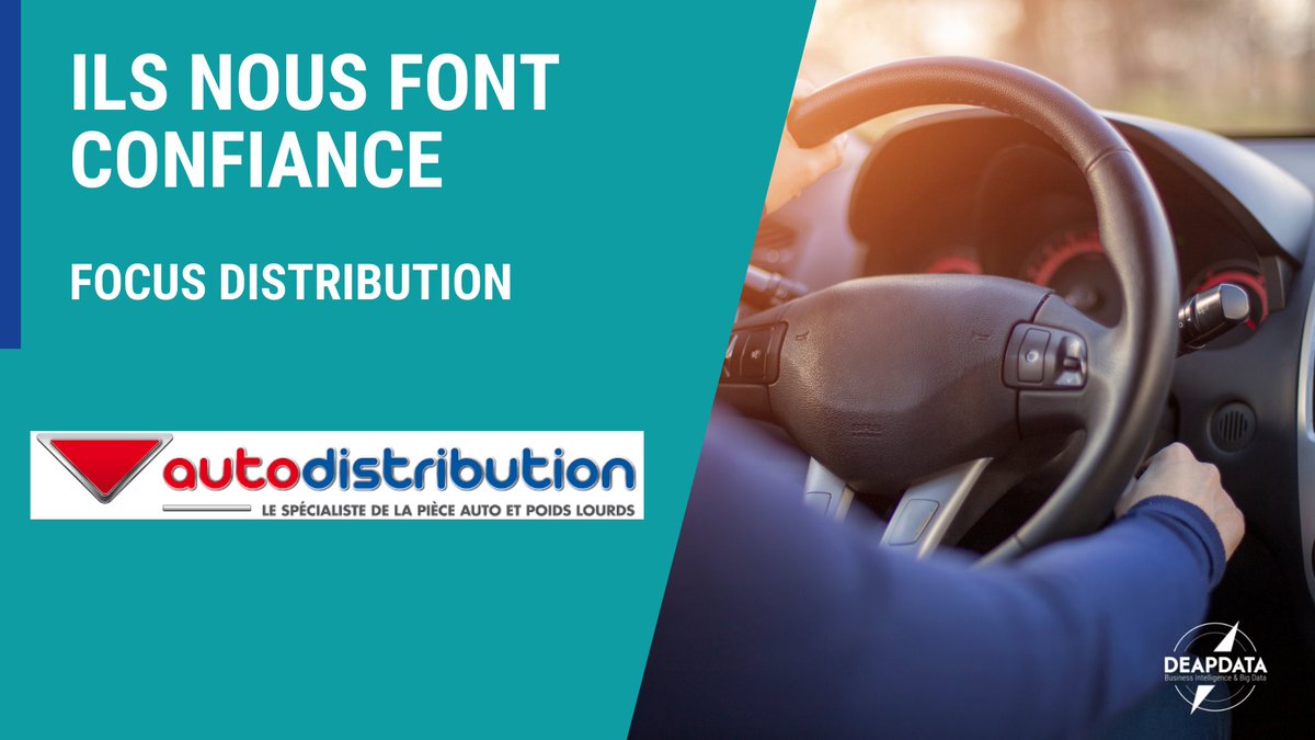 deapdata's tweet image. 1/2  #NouveauClient - Nous avons le plaisir d’accompagner #AUTODISTRIBUTION ! 🚘 Avec plus de 350 points de vente en France, le réseau met à disposition de ses clients professionnels et particuliers les pièces auto nécessaires pour entretenir et réparer leurs voitures.