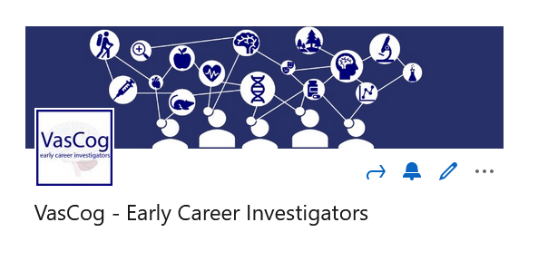 For all Early Career Investigator followers: consider joining the ECI LinkedIn group of VasCog as well! The group aims to be a page where we can help eachother to find good courses, meetings, conferences, job openings etc. Find the page through this link: bit.ly/3vQUovg