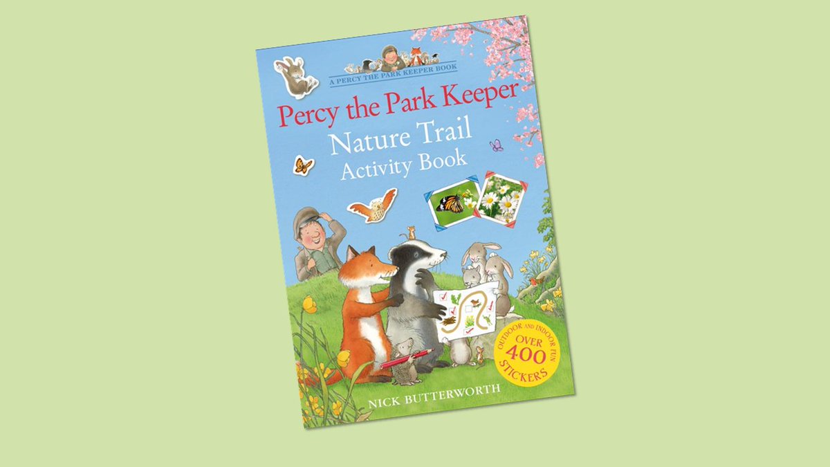 Who doesn’t love Percy? On Thursday he'll be taking us on an adventure in Percy the Park Keeper: Nature Trail Activity BookThis fun filled Spring & Summer activity book from Nick Butterworth will keep any child occupied (and has over 400 stickers too!) 