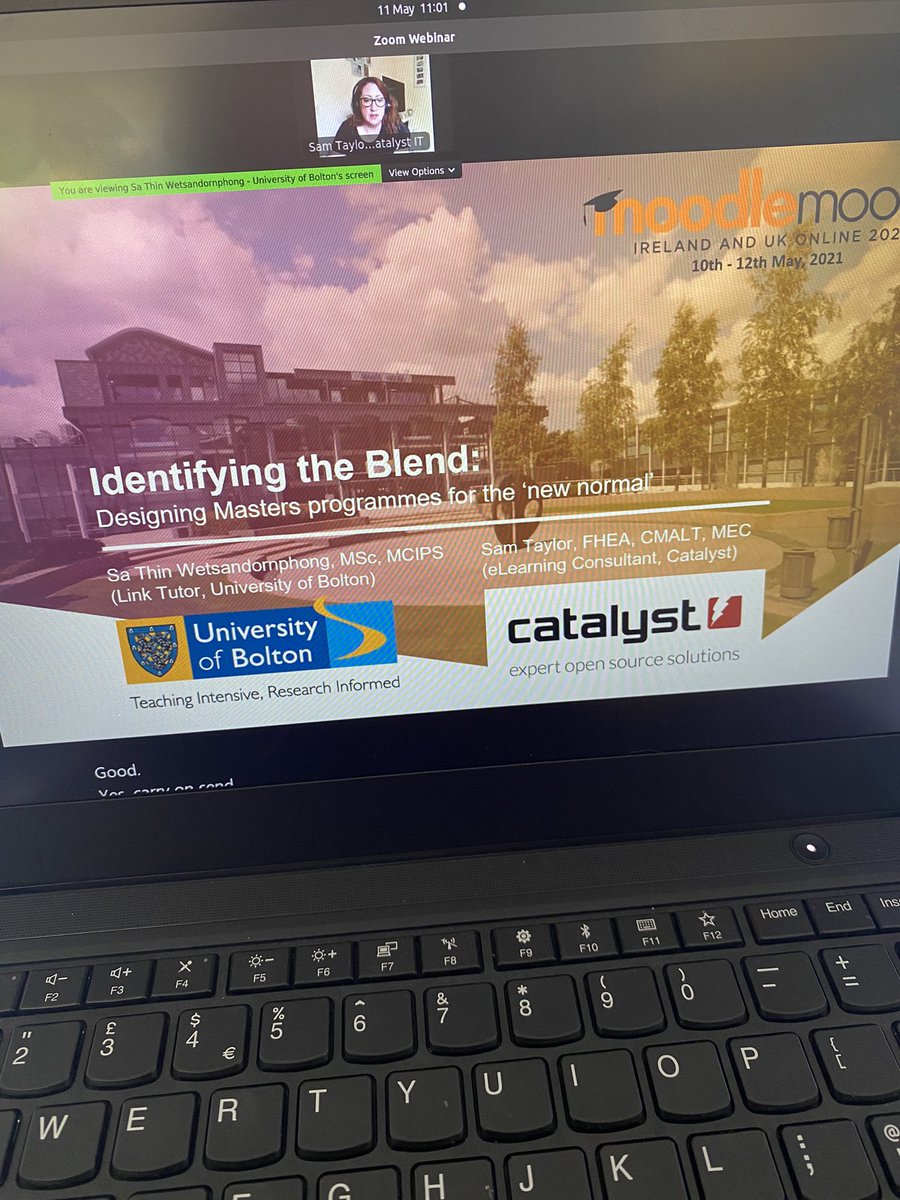 jmdh22's tweet photo. @MootIEUK our Sam @samwisefox and Sath from @BoltonUni up now presenting on the re-design of online pre-masters programme project. Read more on this amazing journey #MootIEUK #mootieuk21 @Catalyst_IT_EU 💫🤩https://t.co/SLOp6O1BQH https://t.co/yrTv5kdy9s