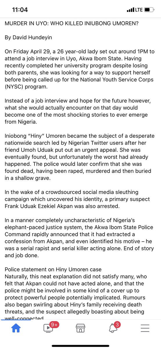 THE NIGERIAN POLITICIANS BEHIND INIUBONG UMOREN’S DEATH FINALLY UNCOVERED.A Thread  #JusticeForHinyUmoren