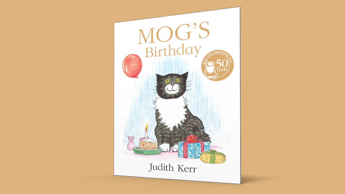 Guess who’s back?Everyone's favourite cat Mog has a very special day coming up – Mog’s Birthday publishes in paperback this week, and isn’t it just lovely #HCCBtakeover