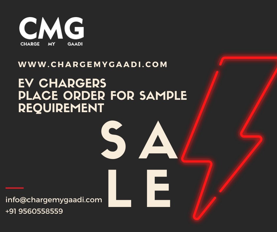 #ChargeMyGaadi is all set to introduce the different chargers to combat the growing demands making it more user friendly and reliable. Do test and validate our sample charger before placing an order. 

#Chargers #Batteries #leadacid #Lithiumion #automotive  #evs  #ElectricVehicle