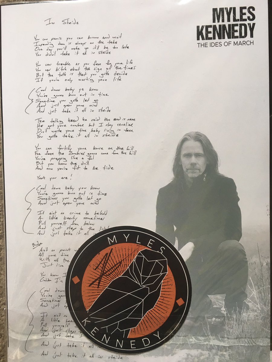 richbooth72's tweet photo. Have you got your @MylesKennedy @ClassicRockMag ‘The Ides of March’ Limited Edition pack yet? https://t.co/2oRmbMXE5v