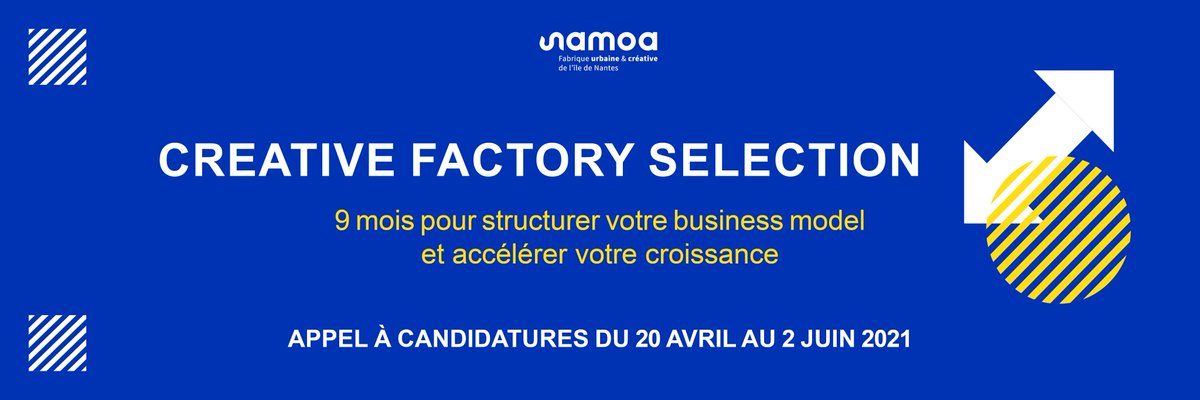 samoanantes's tweet photo. 🚀 Faites comme @DrJonquille, postulez à #CFSelection pour accélérer votre projet #ICC en seulement 9 mois ! 📅 Les candidatures sont ouvertes jusqu'au 2 juin 2021 : https://t.co/HW8QXgyWvw https://t.co/5siiBNqvCv