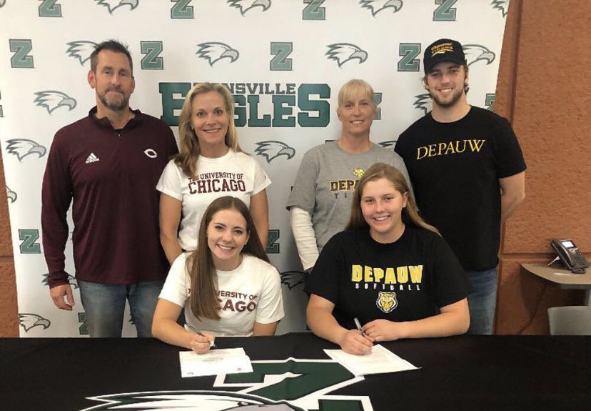 Will_Willems's tweet photo. STORY: A pair of @ZCSeagles softball standouts signed to continue their athletic and academic careers on Monday. https://t.co/eoaMkFTWDS https://t.co/ukPSR32tK9