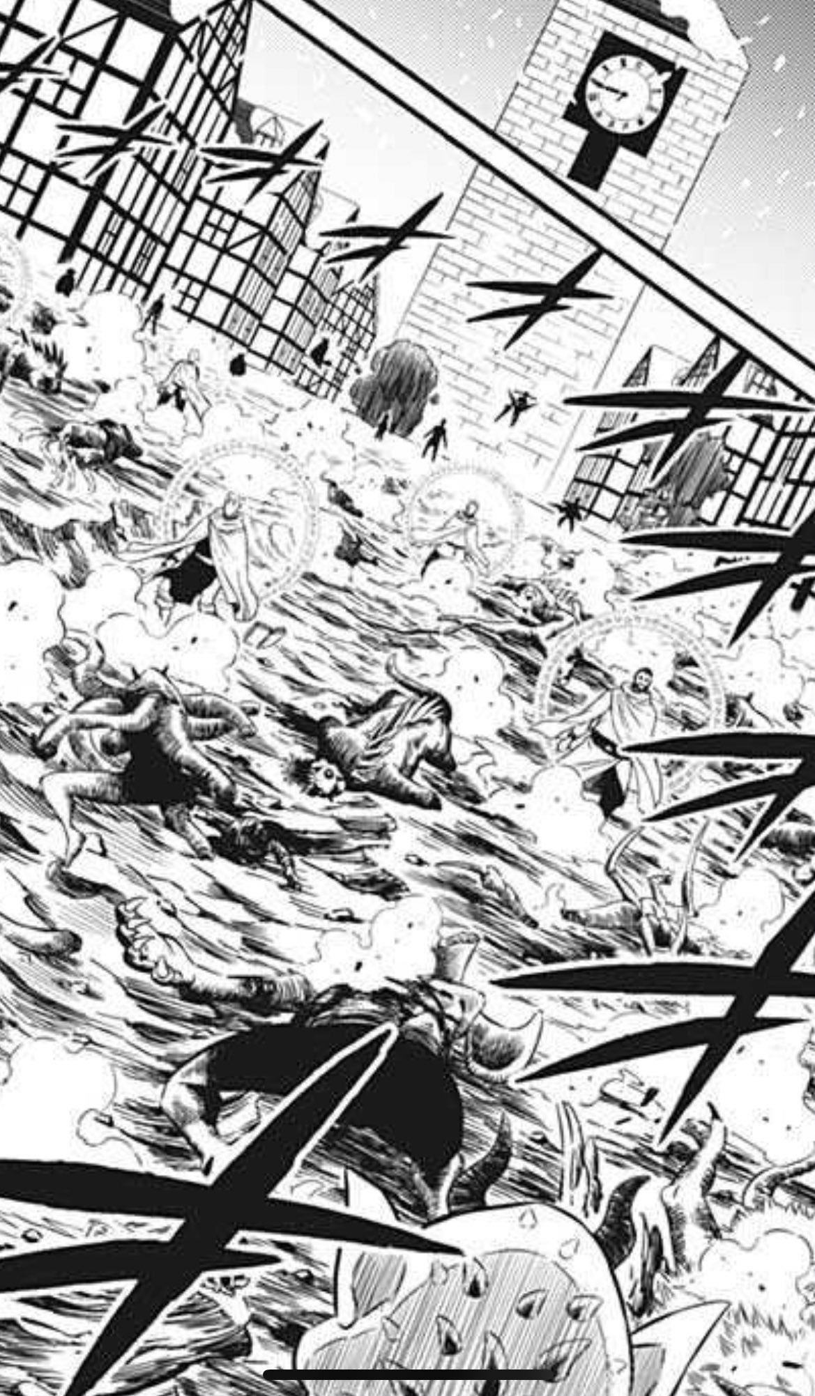 カスミツキ2 そういえば スペード王国決戦編におけるブラクロ考察勢の雑談として たまに出てくる時計台の針が感覚的や描写的にはかなり変な動きをしている というのがあるんすよね ノエル到着時は6 7時45分なのに リリス ナハマーの合体時には6時35