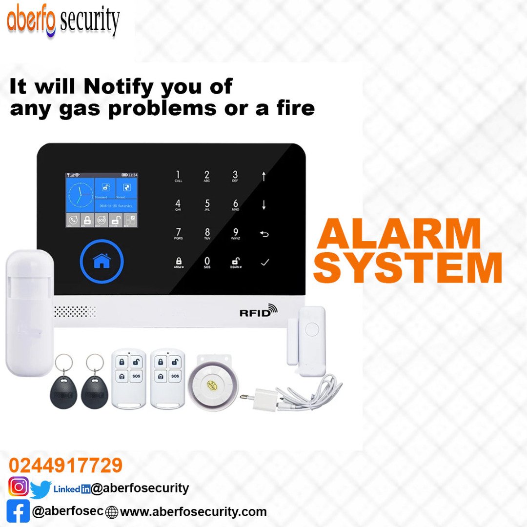 AberfoSecurity's tweet photo. Feel save and secured with an alarm system. Get an alert on your phone incase of an emergency.
#SecuritySystems #Protection #Security #Businessprotection #HomeProtection #AberfoSecurityTechnology #Alarmsystem https://t.co/OL5Svb6oLF