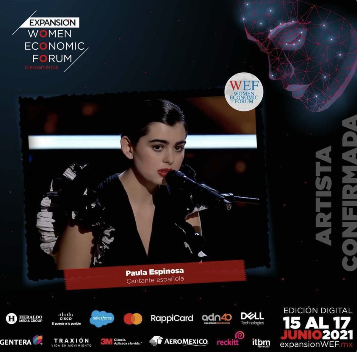 Super contenta ya que voy a estar en el Women Economic Forum Iberoamérica del 15 al 17 de Junio como artista invitada en su edición digital!!!
Muchísimas gracias al <a href="/WEFIberoamerica/">WEF Iberoamérica</a> por contar conmigo. 
Os podéis registrar en el evento en su página web: wefiberoamerica.com