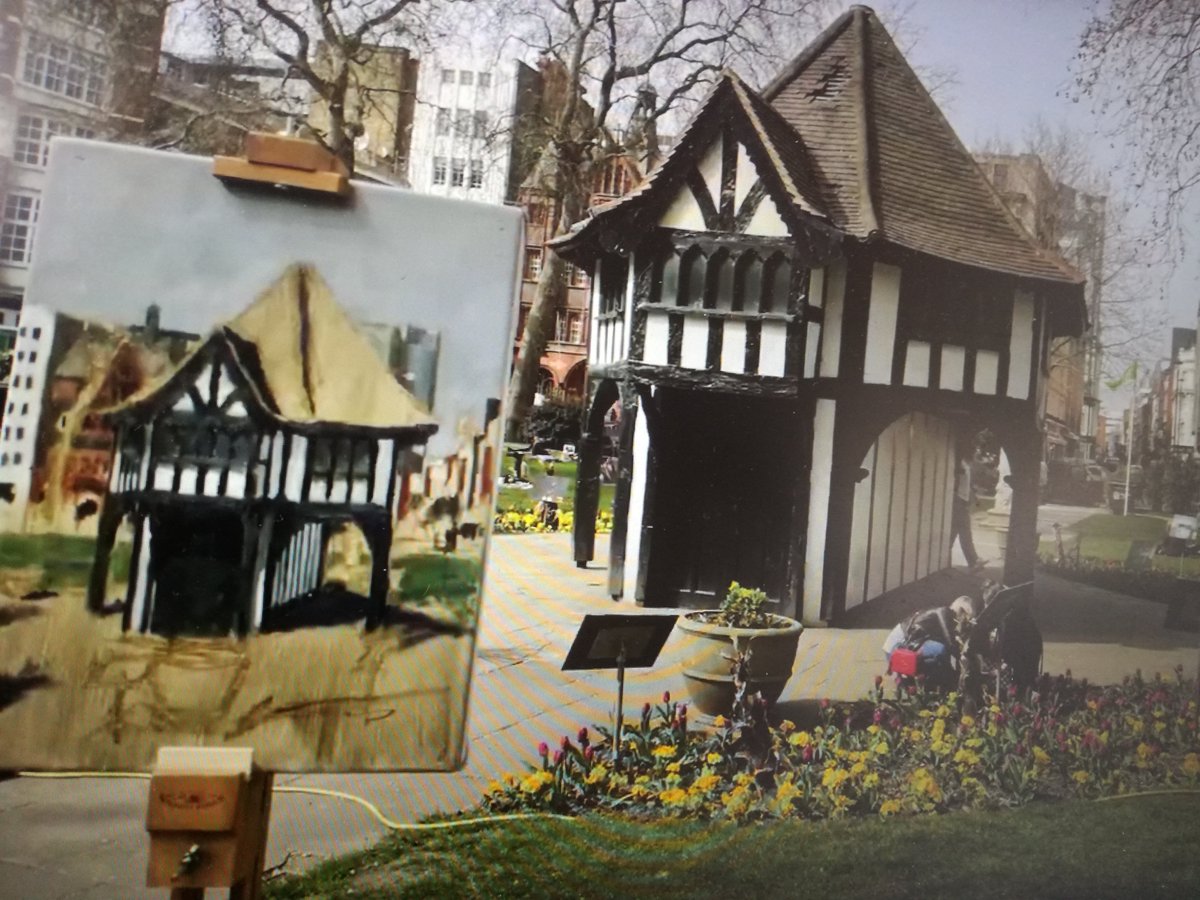 Now in Soho square!!! 

<a href="/davecrockerart/">Dave Crocker</a> 
<a href="/sohosquare/">xxx</a> #soho #21centuryfox #flappingnotclapping