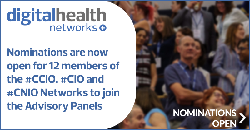DHCCIO's tweet photo. The #HealthCIO, #CCIO and #CNIO advisory panels set direction for the Networks and provide an independent nationally elected voice for local NHS digital leaders. For your opportunity to join one of the advisory panels nominate yourself to stand https://t.co/SkQiNKiJ6k https://t.co/dKnebq4LYm
