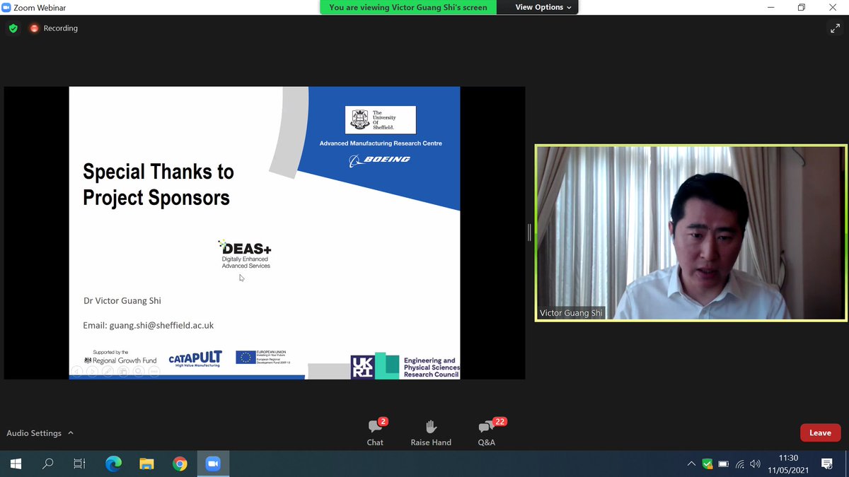 Interesting presentation from <a href="/victorshiguang/">Guang Shi</a>  at #SSC2021  about <a href="/DEASNetworkPlus/">DEAS NetworkPlus</a>  funded research project  Digital Servitization for Sustainable Value Creation; working with manufacturer to help develop Heat as a Service. #servitization @TheASGroup