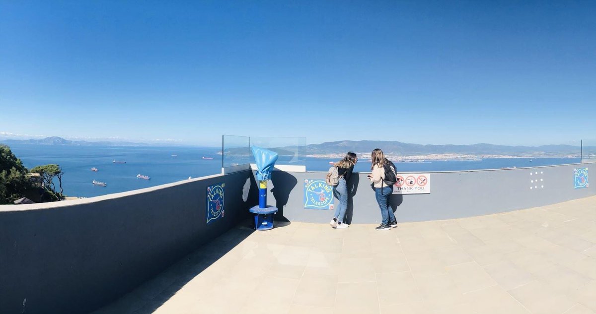 Students Natalie Orciel and Jade Yusifredo volunteered to take part in a discussion, as part of a study based on 'llanito language' by Marta Rodriguez Garcia (University of Basel, Switzerland) As a thanks Marta treated them to breakfast at Mons Calpe Suite. Thank you Marta!