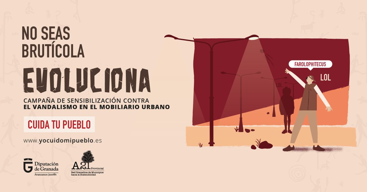 SantaFeAyto's tweet photo. Tenemos muchas cosas que contar del Farolopithecus, ¿una pista?, siempre va acompañado y es noctuno....
¡muy pronto sabrás más!
#YoCuidoMiPueblo
#Evoluciona
#NoSeasBruticola
#SantaFe
#VandalismoNO #CivismoSI
#DiputacionGranada #Granada
@SantaFeAyto @dipgra #RedGramas https://t.co/fX6FBGUbPT