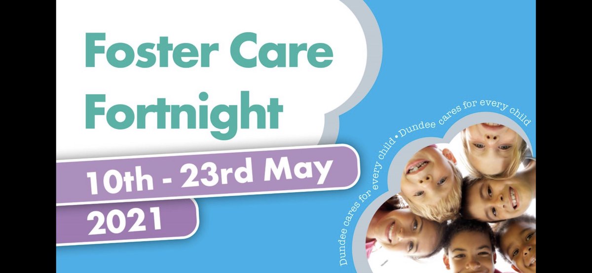 This is Foster Care Fortnight, I want to give a thank you to all our foster carers in Dundee 👏👏❤️
Thinking of becoming a foster carer? Use the enquiry form on our website bit.ly/2LIV4iz to register your interest or contact our team on 01382 436060.
#WhyWeCare #FCF21