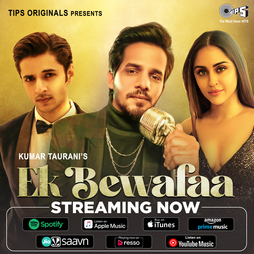 The heart-wrenching story of love and betrayal is now live on <a href="/spotifyindia/">Spotify India</a> <a href="/AppleMusic/">Apple Music</a> <a href="/iTunes/">iTunes</a> <a href="/AmazonMusicIN/">Amazon Music India</a> <a href="/JioSaavn/">JioSaavn</a> <a href="/youtubemusic/">YouTube Music</a> and Resso. 

<a href="/kumartaurani/">Kumar Taurani</a>  <a href="/scorp_sid/">Siddharth Gupta</a> <a href="/krystledsouza/">Krystle Dsouza</a> <a href="/bharatgoelmusic/">Bharat Goel</a>