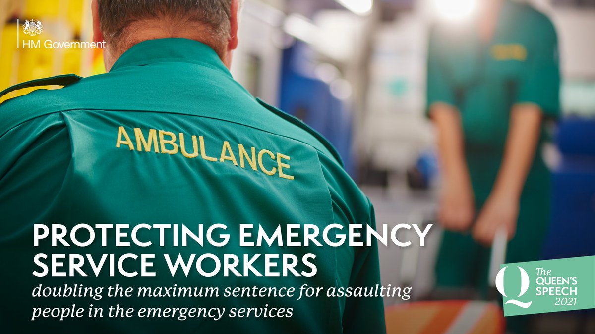 Protecting Emergency Service workers: doubling the maximum sentence for assaulting people in the emergency services