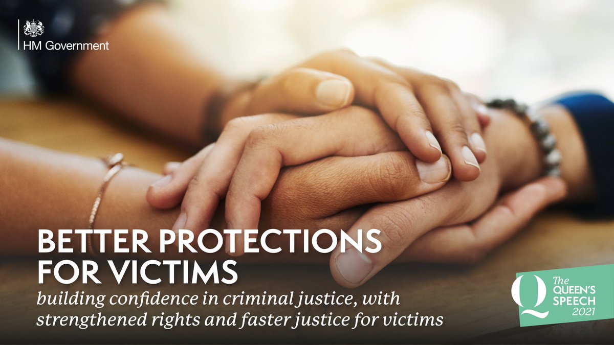 Better protection for victims: building confidence in criminal justice, with strengthened rights and faster justice for victims.