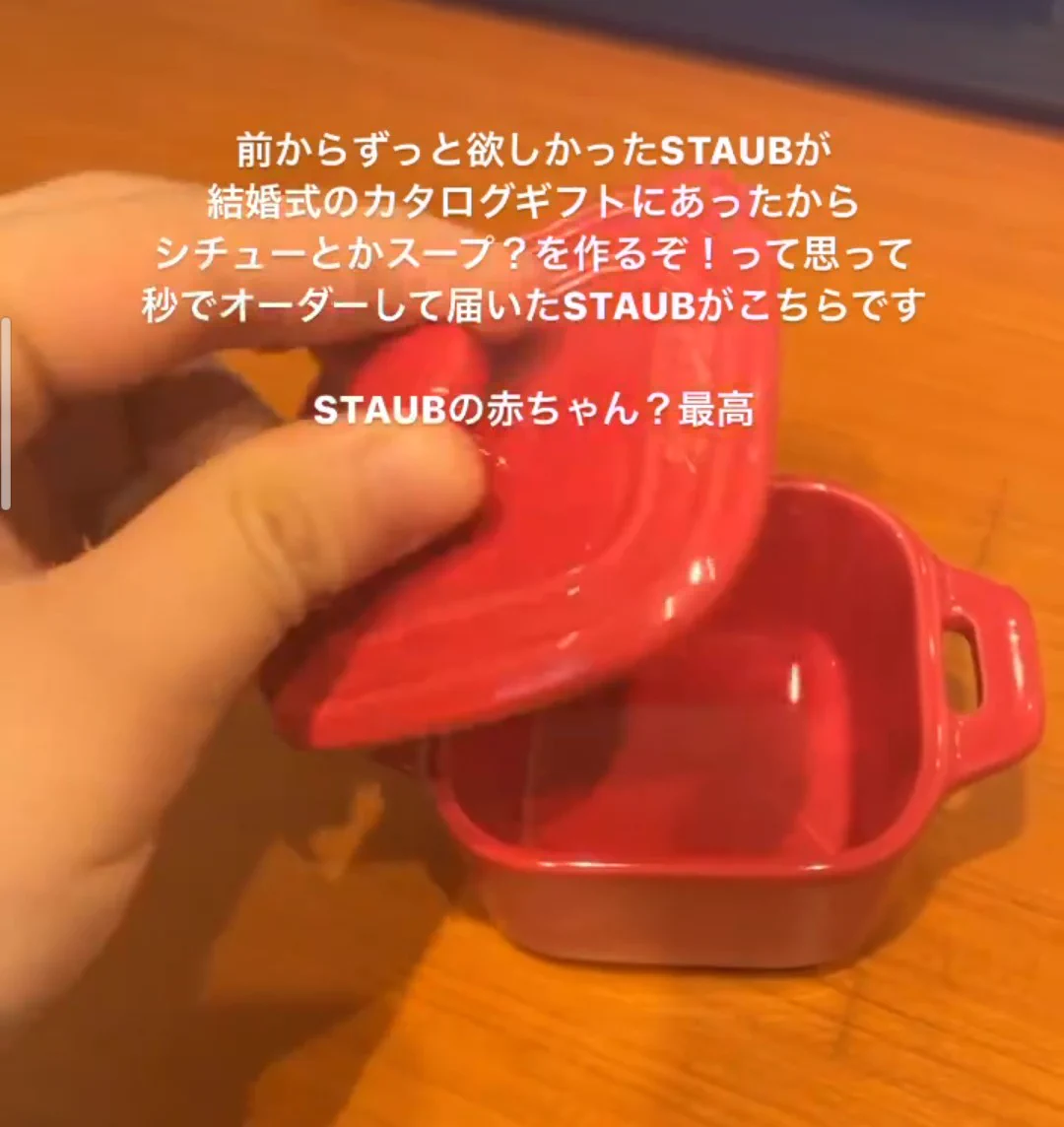 鍋と勘違いしてオーダーしたストウブのお皿が、段々と愛情が湧いてきてるｗｗ