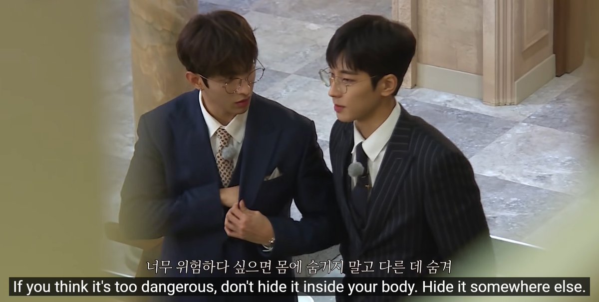 "Inside your body". They translated it like he wanted to stick this paper up his a$$. @pledis_17  #원우  #도겸