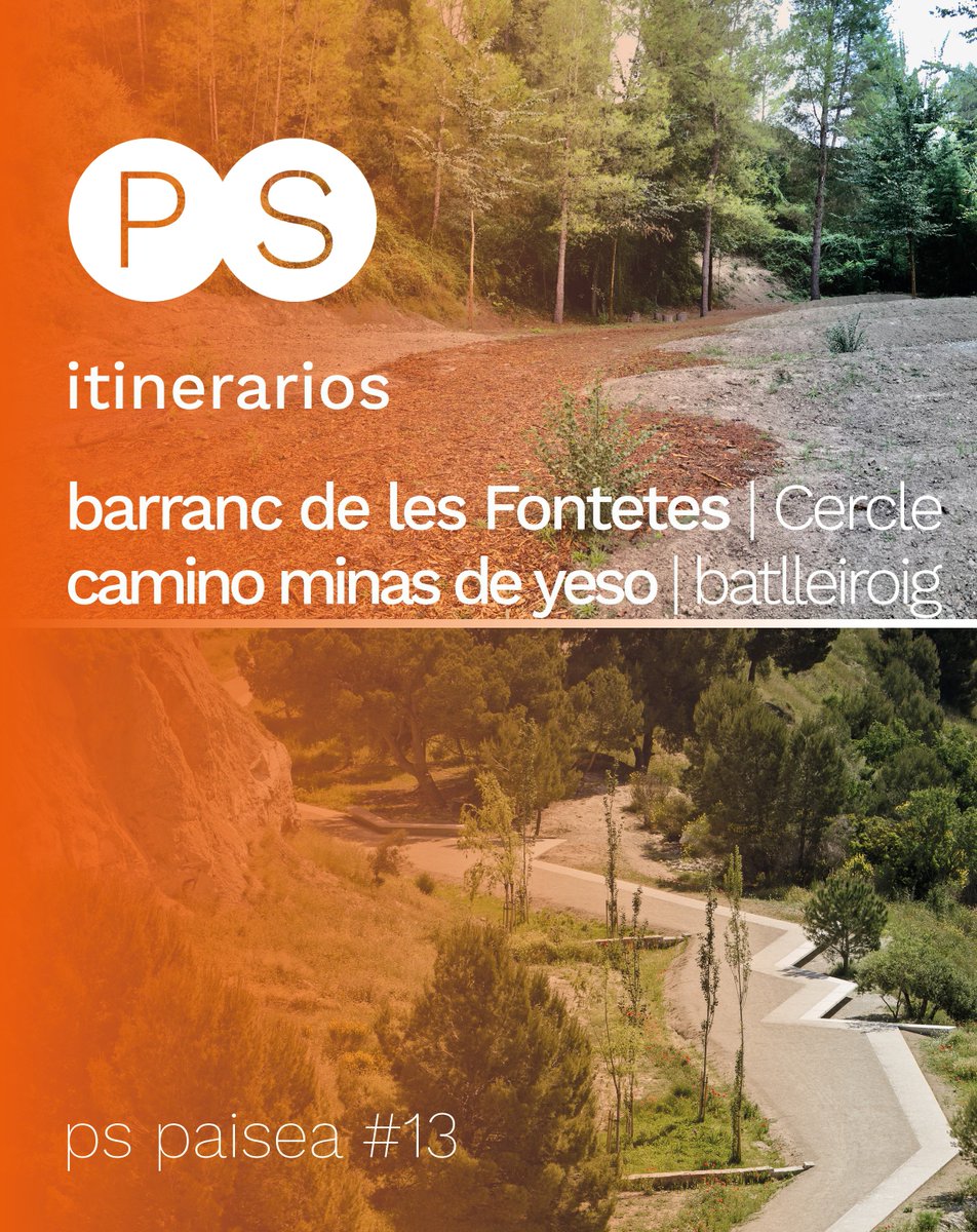 paisea's tweet photo. PS PAISEA #13_ Itinerarios _ Barranc de les Fontetes|Cercle _ Camino minas de yeso|batlleiroig, disponible descarga gratuita en https://t.co/UK9M4ndxBQ
#pspaisea #ps13 #paisajismo #landscape #new #magazine #itinerarios #barrancdelesfontetes #caminominasdeyeso #cercle #batlleiroig https://t.co/1jNkBHOGMX
