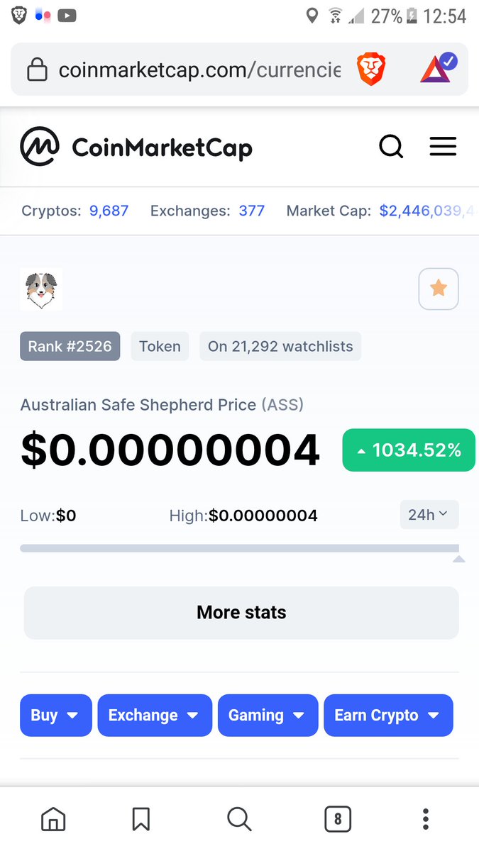 AdrianRotariu5's tweet photo. 10$ investment about 3 weeks ago ..almost 20x 😎😲 https://t.co/aoPZ9d8KkO