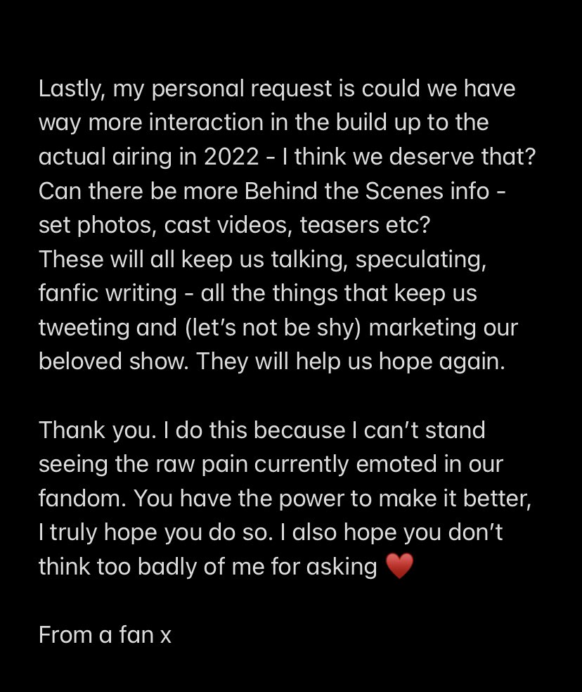Open letter to anyone associated with production &amp; decision making for Sanditon.
Written with a lot of love &amp; no animosity, I hope the fact I’m heartfelt comes through ♥️

<a href="/RedPlanetTV/">Red Planet Pictures</a> <a href="/masterpiecepbs/">MASTERPIECE | PBS</a> <a href="/PBS/">PBS</a> @BritBox_UK <a href="/ITV/">ITV</a> <a href="/naismith65/">Belinda Campbell</a> <a href="/paulajaynebyrne/">Dr Paula Byrne Author FRSA</a> <a href="/YoungJustin/">Justin</a>

#Sanditon