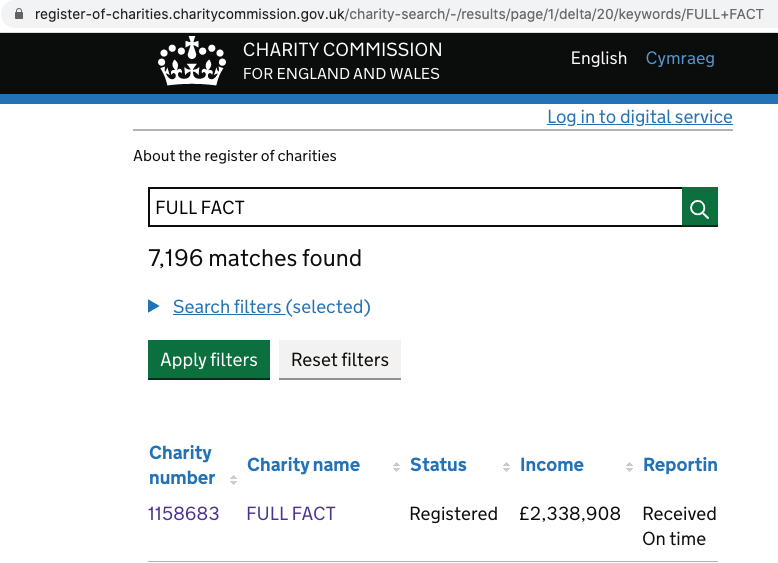 16. It is also worth having a peek at their accounts if you can access them. Registered charities in the UK have to have their accounts in the public domain. You can often find gold dust in the small print …https://register-of-charities.charitycommission.gov.uk/charity-search 