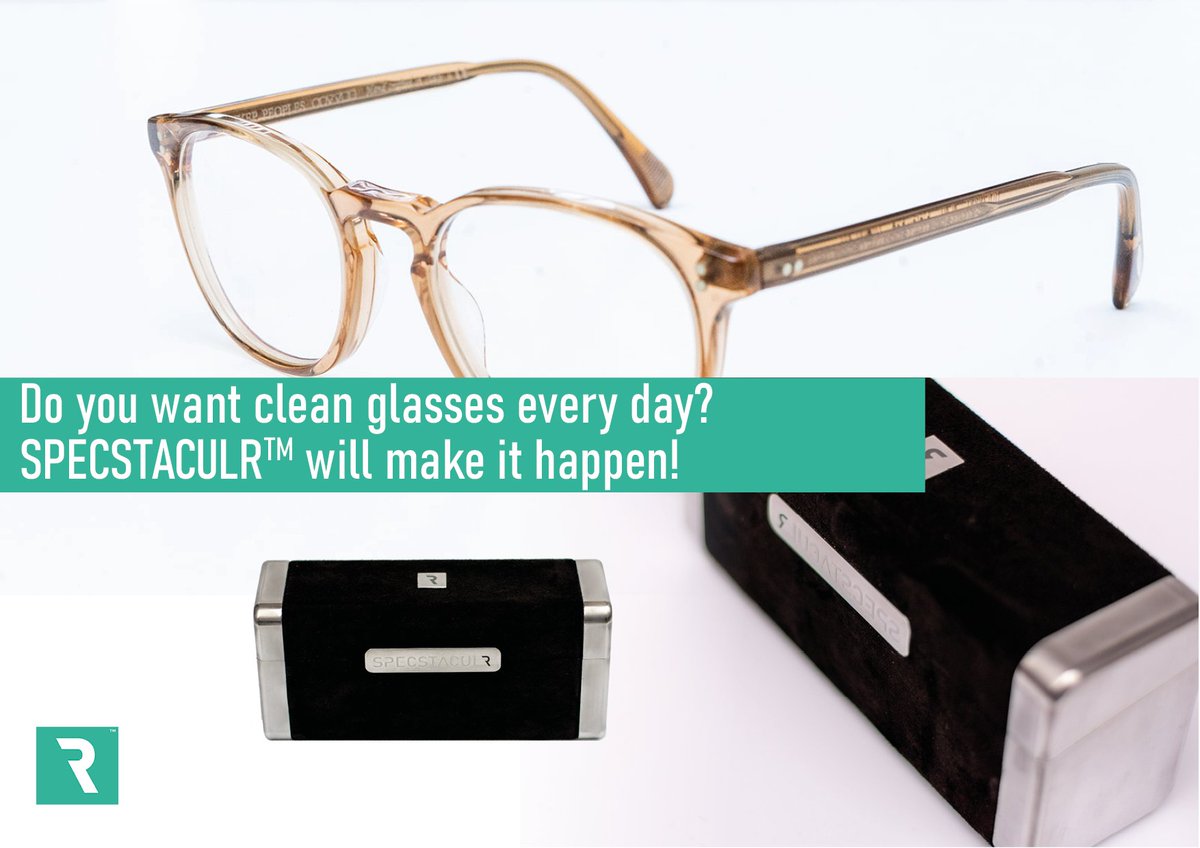 SPECSTACULR2's tweet photo. With #SPECSTACULR™, you can #experience #clean #glasses every #time you take them out.  Don’t you think that is #amazing? Never having to clean your glasses yourselves. https://t.co/89F8hqkxHY