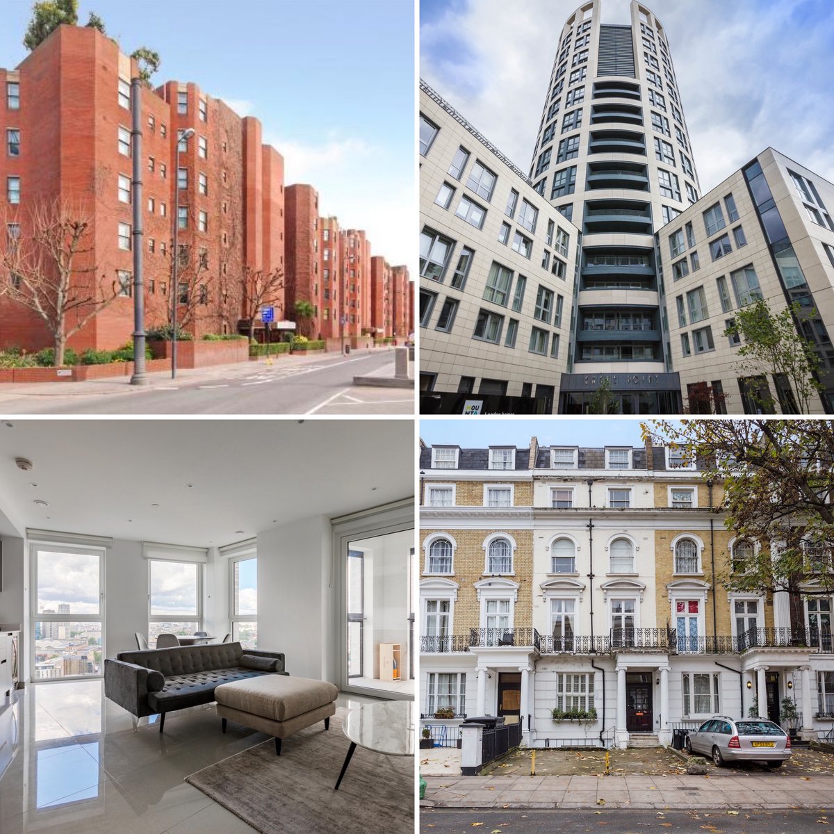 We've launched some lovely flats to the lettings market in the last few days, including these 4 in Riverside Court SW8, Conquest Tower SE1, Eagle Point EC1V and Inverness Terrace W2. rentify.com