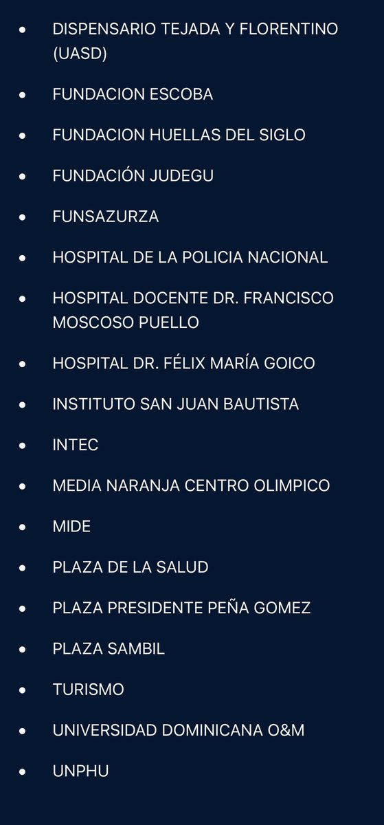 robledoaybar's tweet photo. Aquí les comparto el link para encontrar su centro de vacunación mas proximo https://t.co/BK73o0fjkT
Y les comparto los centros en Santo Domingo, DN https://t.co/3L7HwDdRdM
