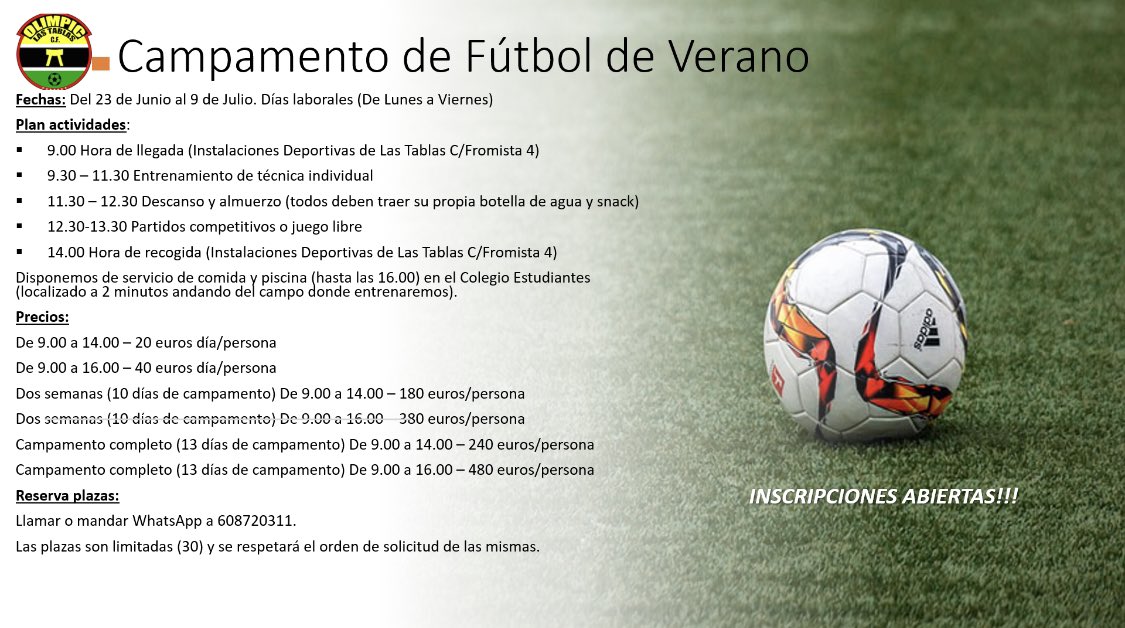 Campamento de Verano