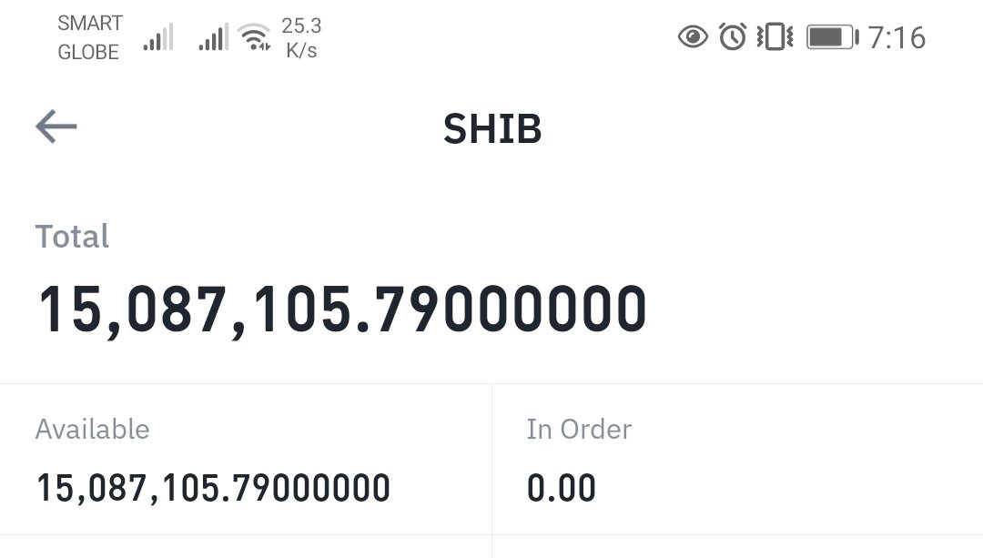 protectmysoul22's tweet photo. My 15M 😍😍😍
#ShibaCoin #shibainu #binance https://t.co/0veZm9chdg