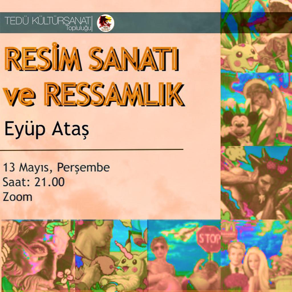 Perşembe günü konuğumuz Eyüp Ataş ile çağdaş sanatın derinliklerine iniyoruz🤍☕️🖌️