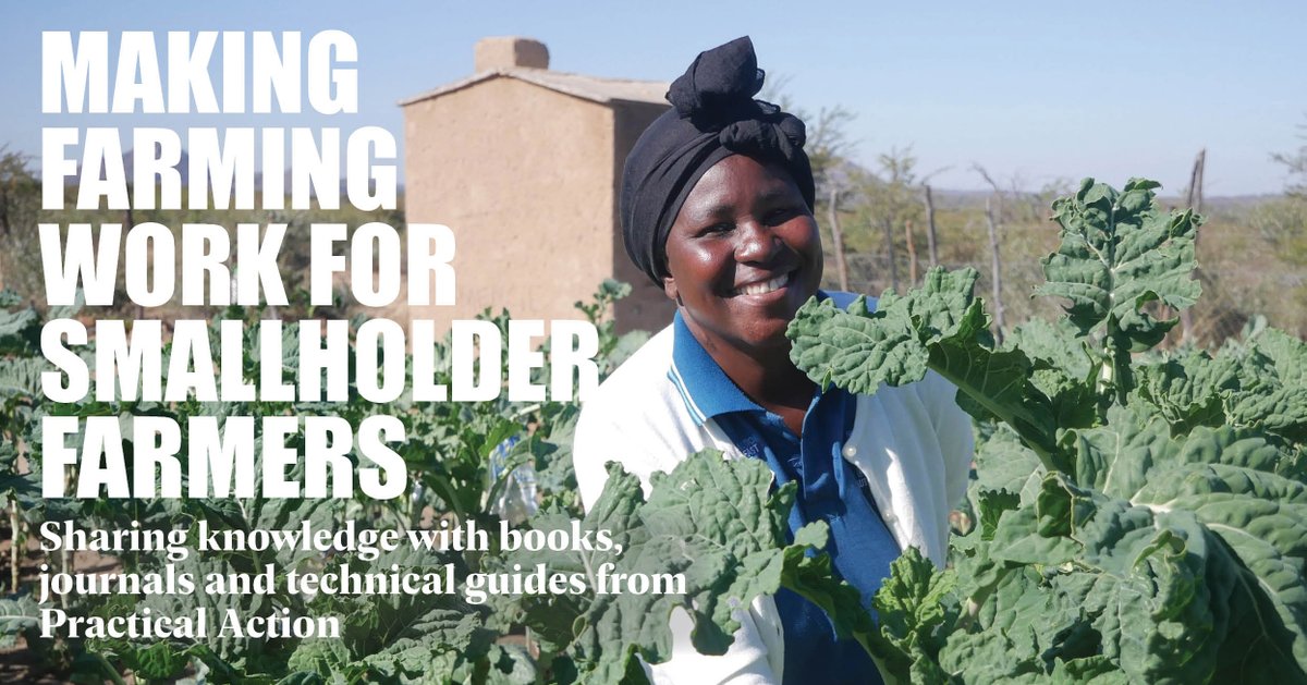 PracticalAnswer's tweet image. Take a 👀 at inspiring resources from @PracticalAction, many of them free! Whether you're a development professional, researcher, policy maker, or community member, use them to shape your ingenious ideas!
First to highlight: #agriculture👇🏽
practical-action.org/t/6OQF-7T2I-76…
@PA_PublishingUK