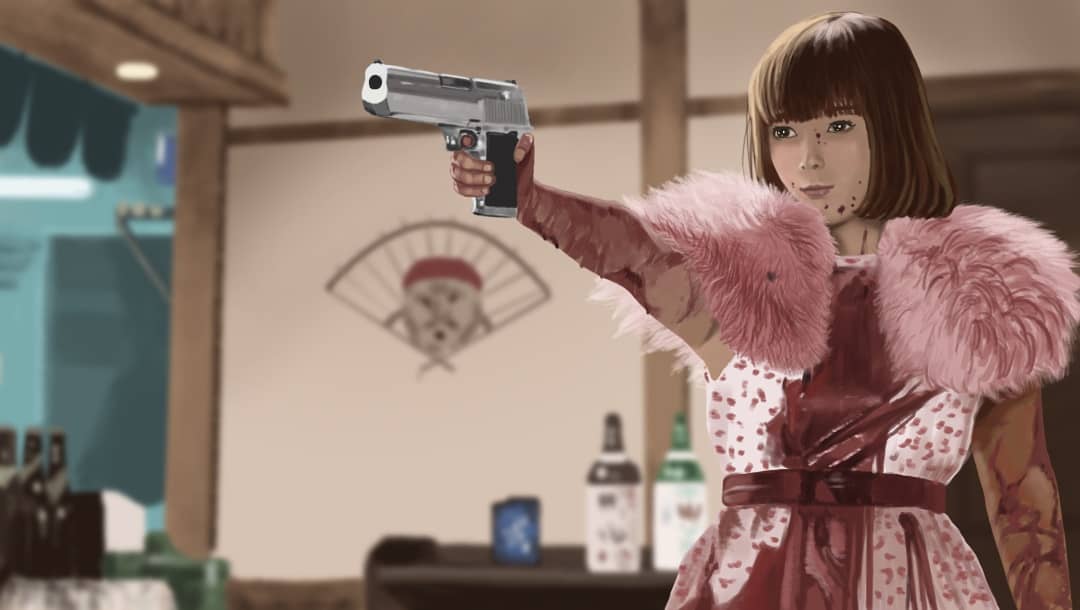 TheBeamzy's tweet photo. Bang! Bang! Bang! Finished up this photo study from Tokyo Vampire Hotel. 

#digitalart #digitalartwork #study #drawing #digitalpainting #tokyovampirehotel #artistsontwitter #ArtistOnTwitter #Artworks https://t.co/POSJhbDZH4