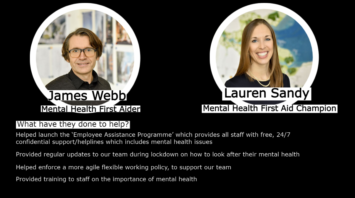 Farrells's tweet photo. The #wellbeing of our team is hugely important to us, which is why we have two designated #MentalHealth First Aiders, Lauren Sandy and James Webb, to support the practices we have in place, to ensure our staff can thrive in the #workplace.
#MentalHealthAwarenessWeek https://t.co/VD1PscamwO