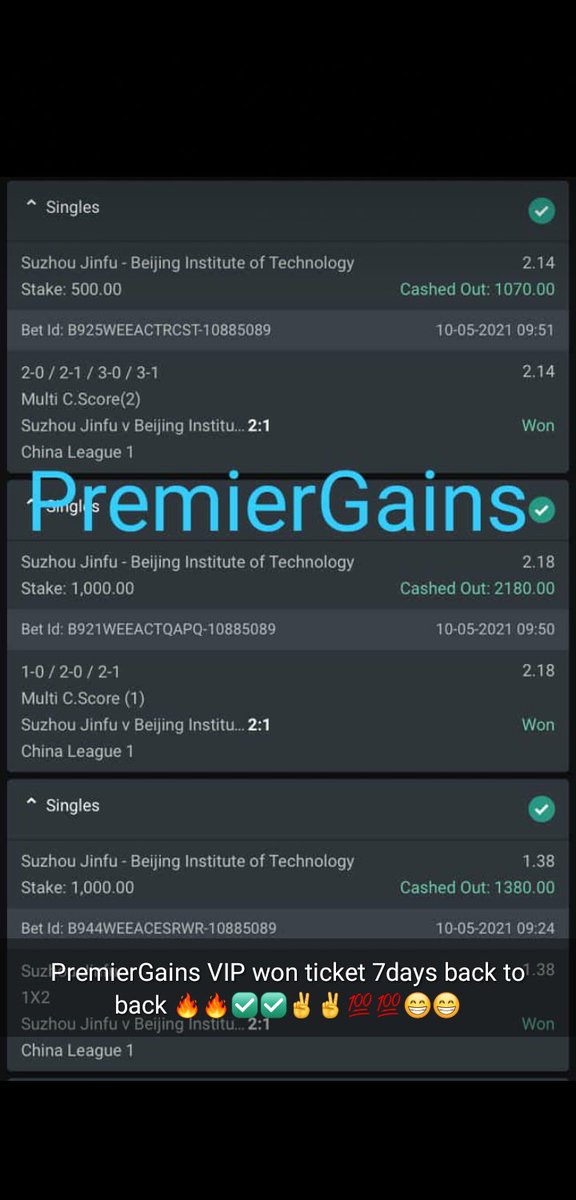 premiergains's tweet photo. PremierGains won ticket DM or WhatsApp +2348072171474 +2347036388722, for FREE #PremierGains

#lockdown
#TechuncodePS5Hunt
#CocaColaRamadanIftar
#GloMIFI
Victor AD
#tuesdaymotivations https://t.co/NncUNg7Pr8